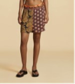 Brown Estrellitas Shorts