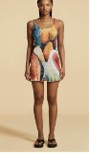 Salpicon Ruched Mini Dress