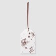 Hand Painted Swing Tags, Set of 6, Chocolat Camaïeu