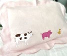 Animal Farm Baby Boudoir Pillow, Pink