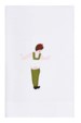 Sexy Martini Lady Guest Towel, Individual