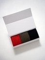 21031X CASHMERE RIBBED SOCK 3PC BOX SET
