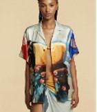 Salpicon Short Sleeve Silk Shirt
