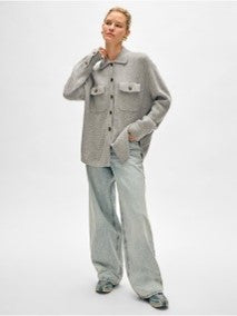 20785 CASHMERE LUXE BUTTON DOWN SHACKET