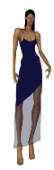 Midnight Long Lace Dress