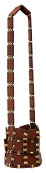LILA BAG in Pure Cedar Wood Finish Brass Hardware