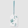 Hand Painted Swing Tags, Set of 6, Green Camaïeu