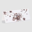 Hand Painted Placecards, Set of 12, Chocolat Camaïeu