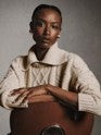 21003 CASHMERE LUXE CABLE COLLAR CREWNECK