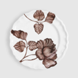 Camaieu Grande Dinner Plate, Chocolat