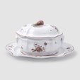 Camaieu Lidded Terrine with Serving Platter, Chocolat