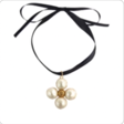 PEARL CROSS -NECKLACE