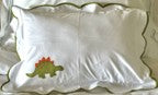 Dinosaur Baby Boudoir Pillow