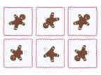Gingerbread Cocktail Napkins, Pink, set of 6